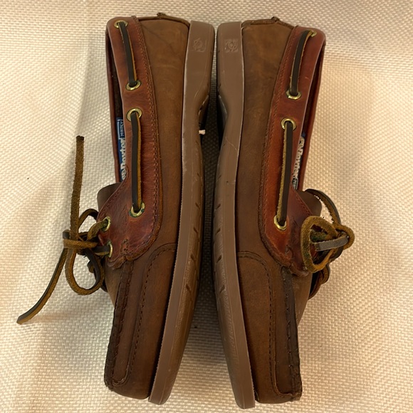 Dexter Brown Leather Loafer Slip Ons Size 7.5 Made in USA - Picture 3 of 12